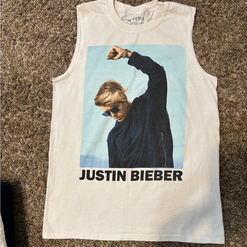 Justin Bieber Graphic Tank Top